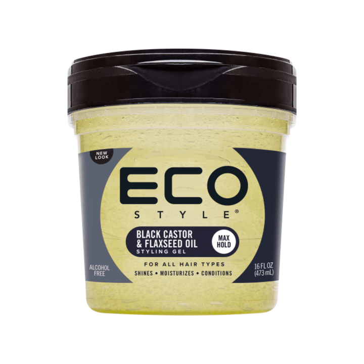 Eco Style Black Castor and Flaxseed Oil Styling Gel